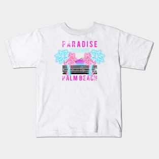 Paradise Dreamer Palm Beach Kids T-Shirt